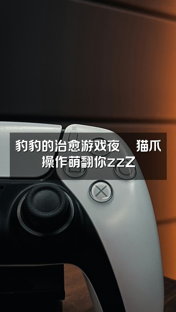 抖音豹豹在家当猫猫（助眠伴睡）1.0视频封面：豹豹的治愈游戏夜🎮猫爪操作萌翻你zzZ